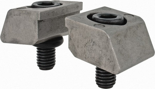 Mitee-Bite 26085 1/2-13 Screw Thread, 1-1/2" Wide x 3/8" High, Smooth Steel Standard Style Screw Mount Toe Clamp