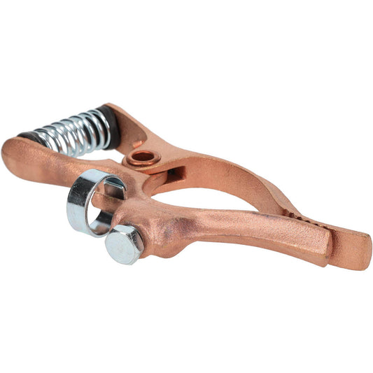 Techniweld USA GCT300 1-1/2 Inch Jaw Opening, 4 Inch Jaw Depth, 300 Amp Rating, Copper Welding Ground Clamp