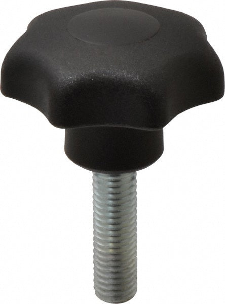 Gibraltar PKG-354-G Lobed Knob 50.00 mm Head Dia, 7-Point, Thermoplastic Elastomer