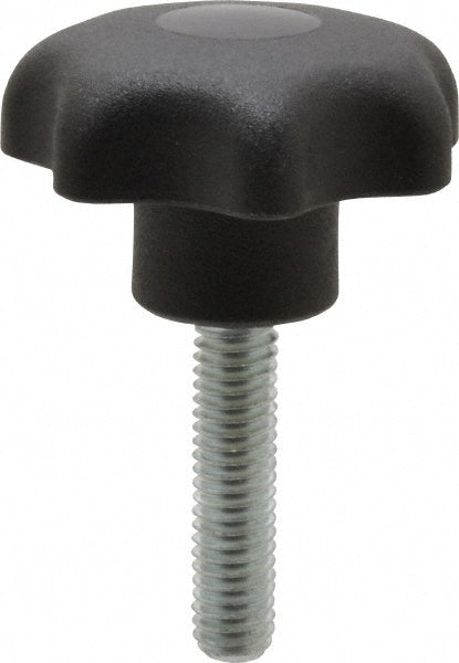 Gibraltar PKG-373-G Lobed Knob 32.00 mm Head Dia, 7-Point, Thermoplastic Elastomer