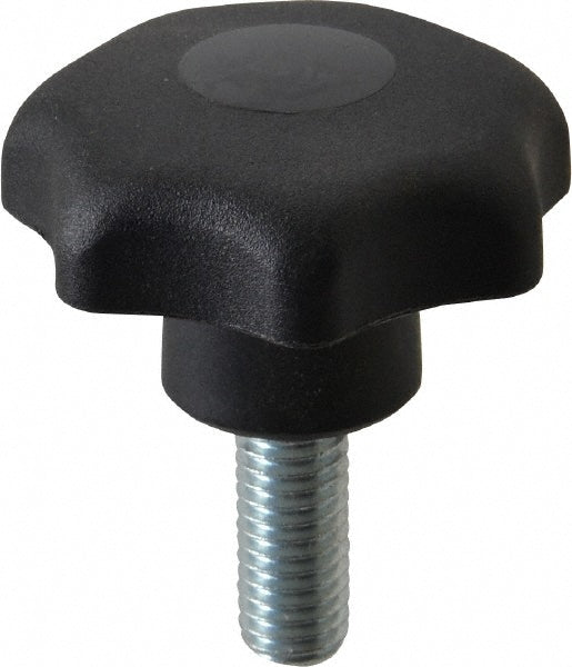 Gibraltar PKG-378-G Lobed Knob 40.00 mm Head Dia, 7-Point, Thermoplastic Elastomer