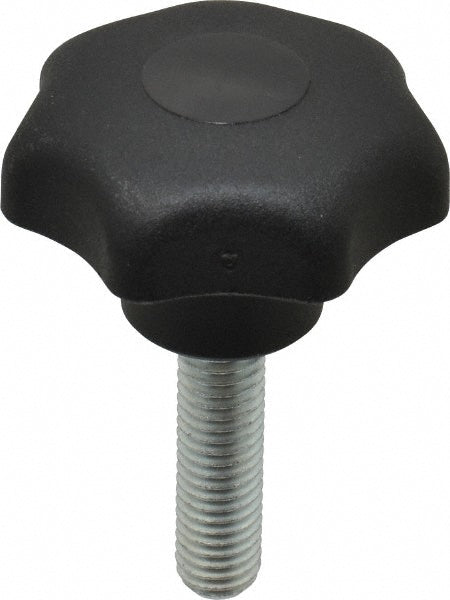 Gibraltar PKG-380-G Lobed Knob 40.00 mm Head Dia, 7-Point, Thermoplastic Elastomer