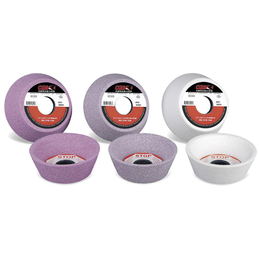 CGW Abrasives 34920 Tool & Cutting Grinding Wheel 5" Dia, 1-1/4" Width, 60 Grit, J Hardness, Type 11
