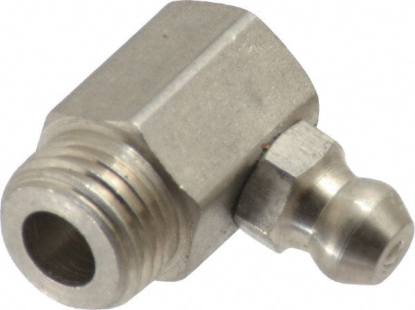 Pro-Lube GFT/SS/10190-10 Standard Grease Fitting 90 &deg Head, M10 x 1 Metric