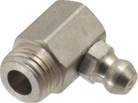 Pro-Lube GFT/SS/10190-10 Standard Grease Fitting 90 &deg Head, M10 x 1 Metric