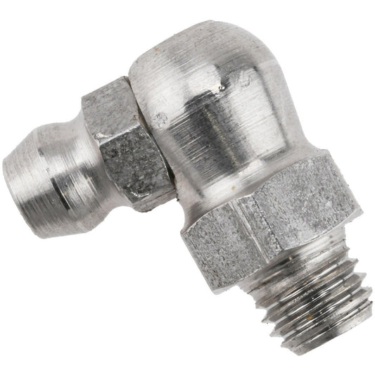 Pro-Lube GFTSS1-42890-10 Standard Grease Fitting 90 &deg Head, 1/4-28 PTF