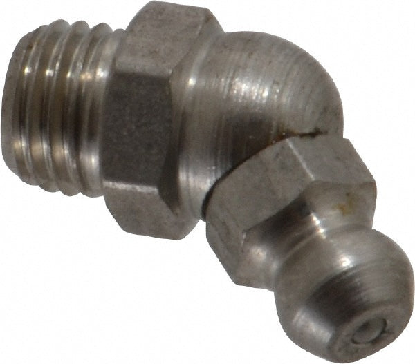 Pro-Lube GFTSS/8/1/45-10 Standard Grease Fitting 45 &deg Head, M8 x 1 Metric