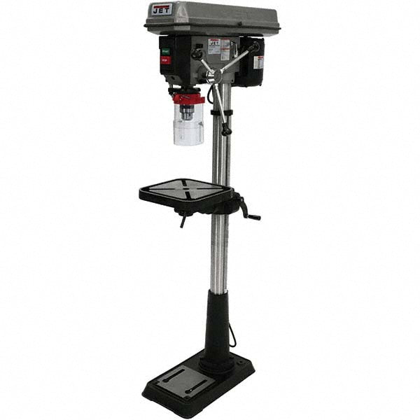 Jet 354400 Floor Drill Press 15" Swing, 3/4 hp, Belt Drive, 115 V, 1 Phase