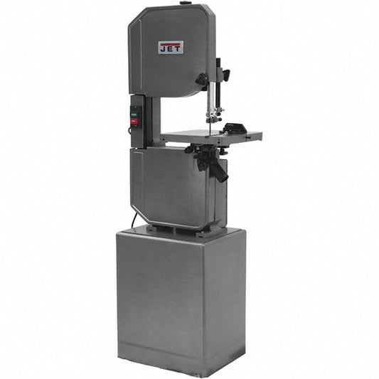 Jet 414500 Vertical Bandsaw Step Pulley Drive, 13-1/2" Throat Capacity, 6" Height Capacity