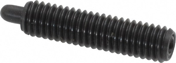 Vlier S52 Threaded Spring Plunger #10-32, 3/4" Thread Length, 0.092" Dia, 1/8" Projection