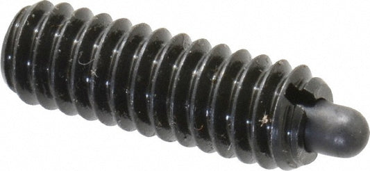 Vlier S54B Threaded Spring Plunger 1/4-20, 3/4" Thread Length, 0.118" Dia, 1/8" Projection
