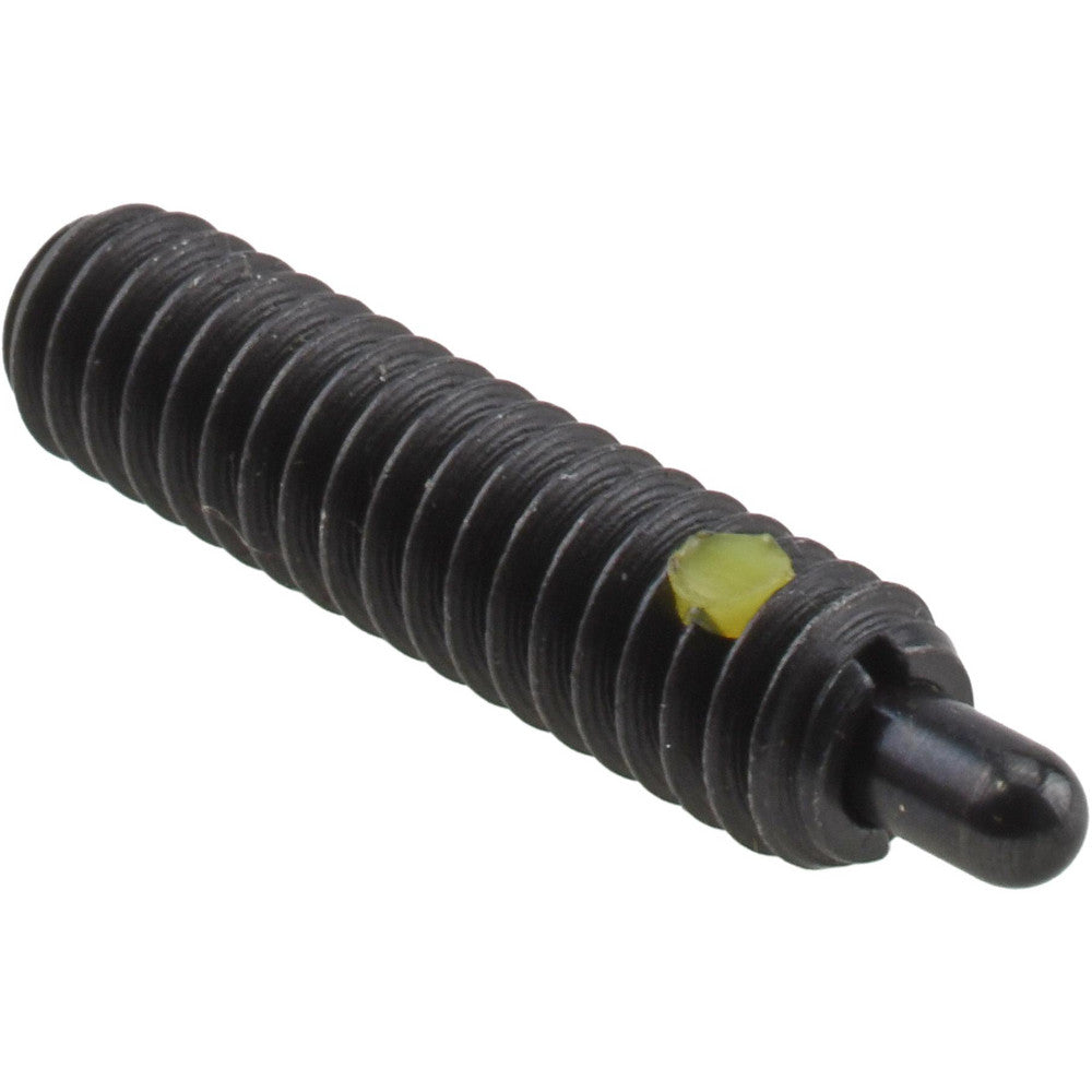 Vlier S54N Threaded Spring Plunger 1/4-20, 1" Thread Length, 0.118" Dia, 3/16" Projection