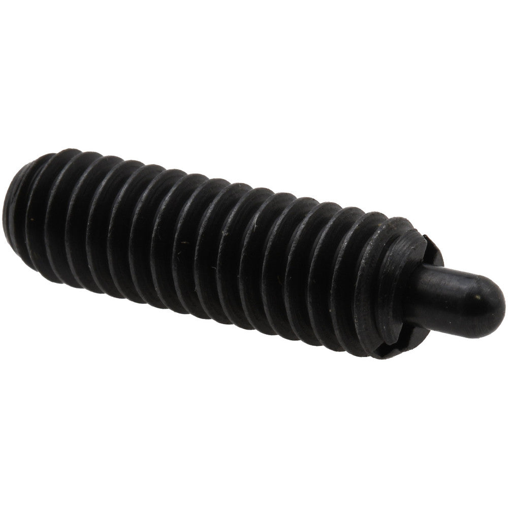 Vlier S56 Threaded Spring Plunger 5/16-18, 1" Thread Length, 0.135" Dia, 3/16" Projection