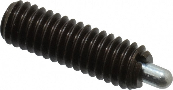 Vlier S57 Threaded Spring Plunger 5/16-18, 1" Thread Length, 0.135" Dia, 3/16" Projection