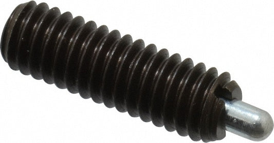 Vlier S57 Threaded Spring Plunger 5/16-18, 1" Thread Length, 0.135" Dia, 3/16" Projection