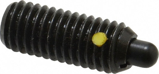 Vlier S60N Threaded Spring Plunger 1/2-13, 1-1/4" Thread Length, 0.248" Dia, 1/4" Projection
