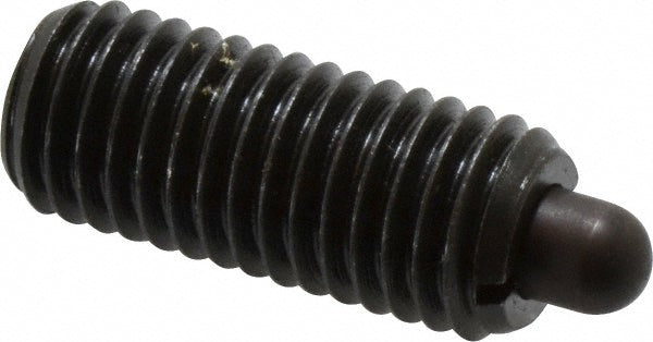 Vlier S62 Threaded Spring Plunger 5/8-11, 1-1/2" Thread Length, 0.31" Dia, 5/16" Projection