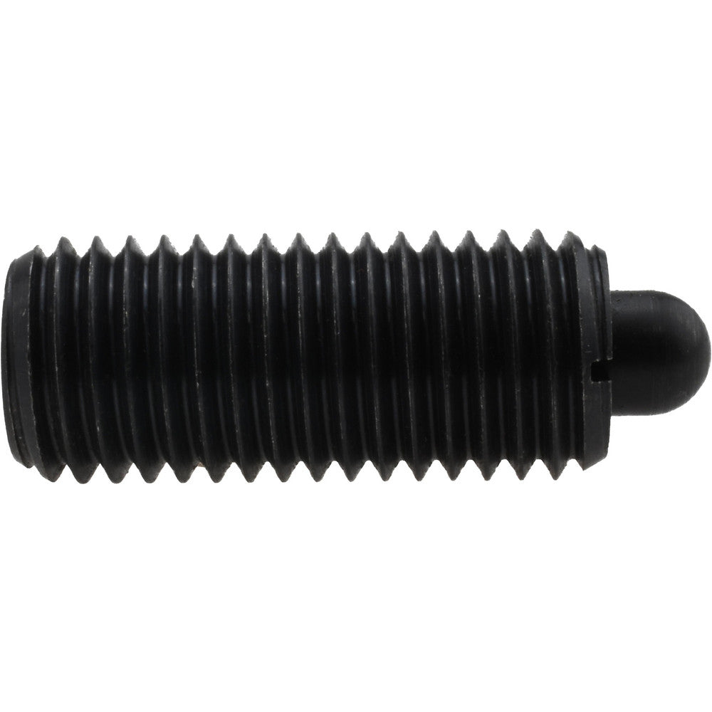 Vlier S64 Threaded Spring Plunger 3/4-10, 1-3/4" Thread Length, 0.374" Dia, 5/16" Projection