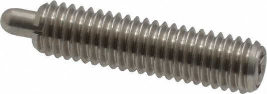 Vlier SSS53 Threaded Spring Plunger #10-32, 3/4" Thread Length, 0.092" Dia, 1/8" Projection
