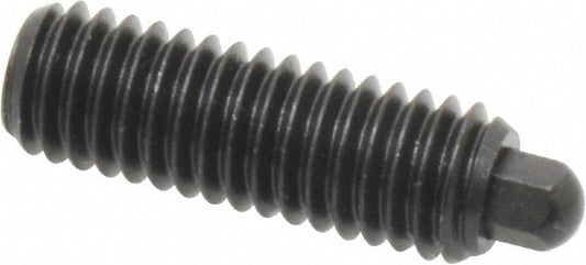 Vlier H59 Threaded Spring Plunger 3/8-16, 1-1/8" Thread Length, 3/16" Projection
