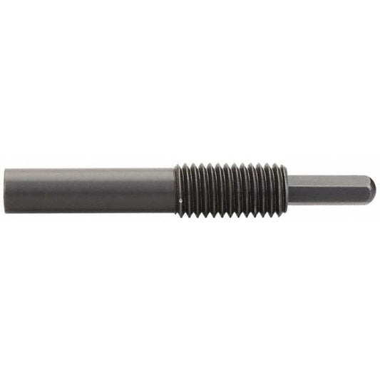Vlier HH6251 Threaded Spring Plunger 5/8-11, 1-1/4" Thread Length, 0.31" Dia, 1" Projection