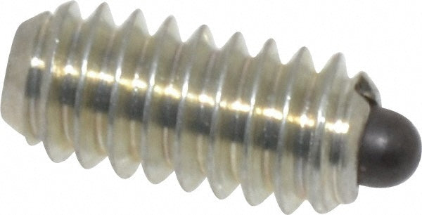 Vlier M54 Threaded Spring Plunger 1/4-20, 0.531" Thread Length, 0.119" Dia, 0.078" Projection