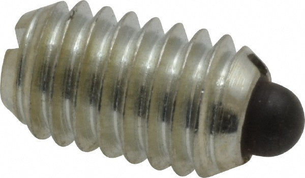 Vlier M58 Threaded Spring Plunger 3/8-16, 5/8" Thread Length, 0.186" Dia, 0.11" Projection