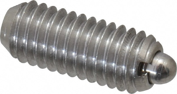 Vlier SSM52 Threaded Spring Plunger #10-32, 0.468" Thread Length, 0.093" Dia, 0.065" Projection