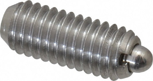 Vlier SSM52 Threaded Spring Plunger #10-32, 0.468" Thread Length, 0.093" Dia, 0.065" Projection