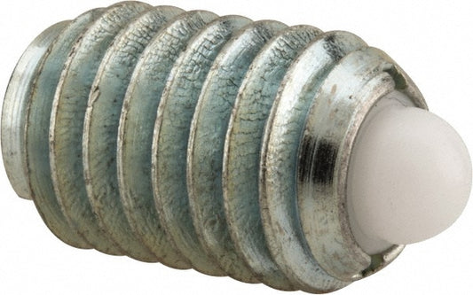 Vlier NM60N Threaded Spring Plunger 1/2-13, 3/4" Thread Length, 0.248" Dia, 0.151" Projection