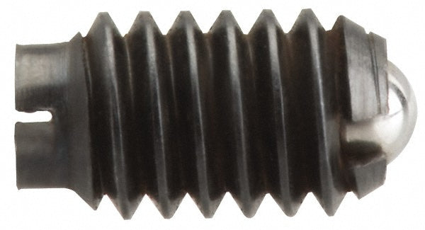 Vlier B50P Threaded Ball Plunger 8-36, 0.094" Ball Dia, 0.344" Body Length, 0.025" Max Ball Reach