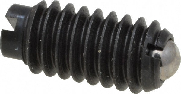 Vlier B50A Threaded Ball Plunger 8-32, 0.094" Ball Dia, 0.344" Body Length, 0.025" Max Ball Reach