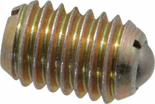 Vlier BH60N Threaded Ball Plunger 1/2-13, 0.281" Ball Dia, 3/4" Body Length, 0.072" Max Ball Reach