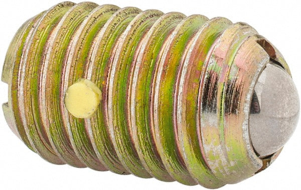 Vlier BH62N Threaded Ball Plunger 5/8-11, 0.375" Ball Dia, 0.984" Body Length, 0.096" Max Ball Reach