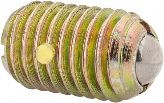 Vlier BH62N Threaded Ball Plunger 5/8-11, 0.375" Ball Dia, 0.984" Body Length, 0.096" Max Ball Reach