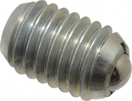 Vlier BL60 Threaded Ball Plunger 1/2-13, 0.281" Ball Dia, 3/4" Body Length, 0.072" Max Ball Reach