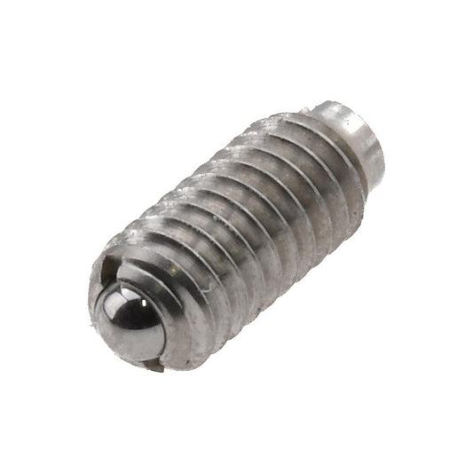 Vlier SSB48 Threaded Ball Plunger 6-40, 0.078" Ball Dia, 0.312" Body Length, 0.023" Max Ball Reach