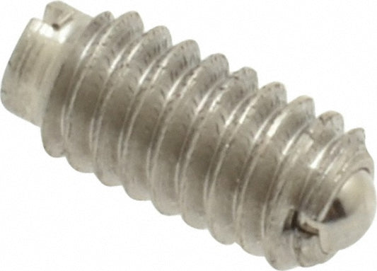 Vlier SSB50A Threaded Ball Plunger 8-32, 0.094" Ball Dia, 0.344" Body Length, 0.025" Max Ball Reach
