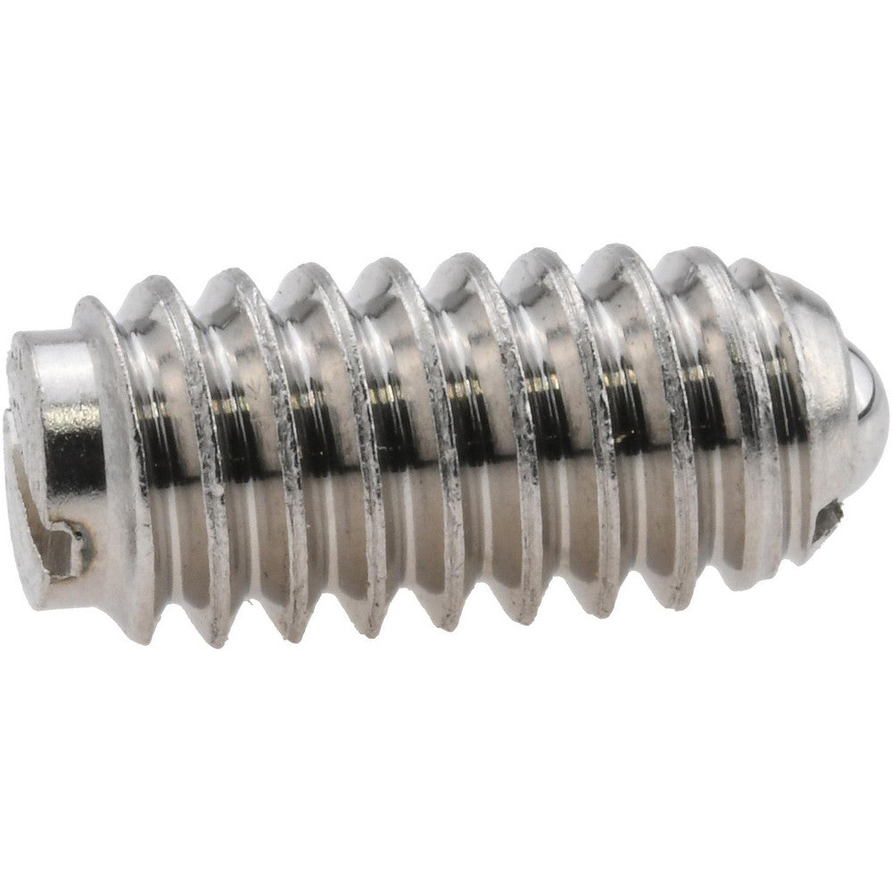 Vlier SSB54 Threaded Ball Plunger 1/4-20, 0.125" Ball Dia, 0.531" Body Length, 0.035" Max Ball Reach