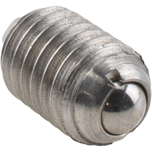 Vlier SSB60 Threaded Ball Plunger 1/2-13, 0.281" Ball Dia, 3/4" Body Length, 0.072" Max Ball Reach