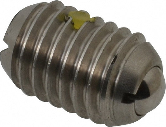 Vlier SSB60N Threaded Ball Plunger 1/2-13, 0.281" Ball Dia, 3/4" Body Length, 0.072" Max Ball Reach