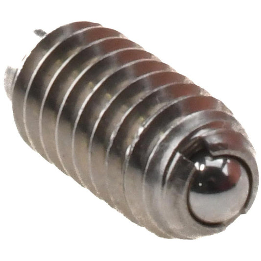 Vlier SSBH54 Threaded Ball Plunger 1/4-20, 0.125" Ball Dia, 0.531" Body Length, 0.035" Max Ball Reach