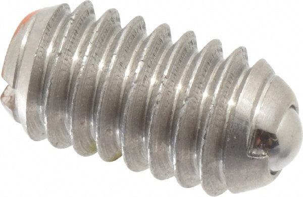Vlier SSBH56N Threaded Ball Plunger 5/16-18, 0.156" Ball Dia, 0.578" Body Length, 0.04" Max Ball Reach