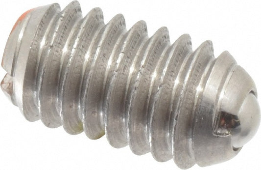 Vlier SSBH56N Threaded Ball Plunger 5/16-18, 0.156" Ball Dia, 0.578" Body Length, 0.04" Max Ball Reach