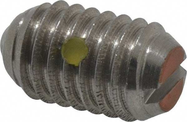 Vlier SSBH58N Threaded Ball Plunger 3/8-16, 0.188" Ball Dia, 5/8" Body Length, 0.048" Max Ball Reach