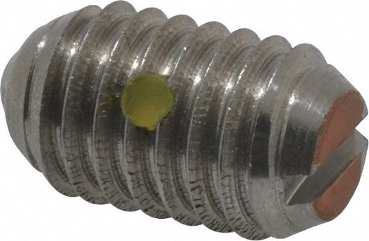 Vlier SSBH58N Threaded Ball Plunger 3/8-16, 0.188" Ball Dia, 5/8" Body Length, 0.048" Max Ball Reach