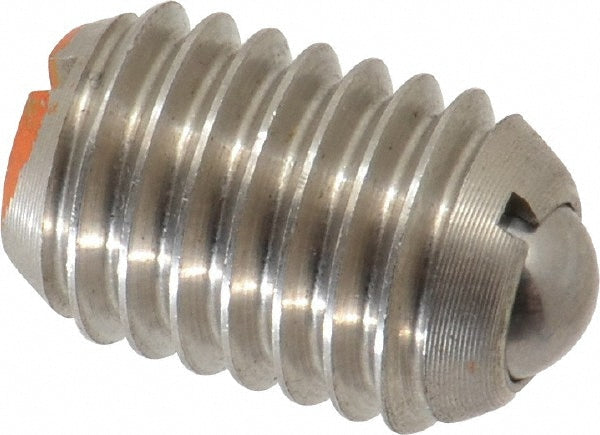 Vlier SSBH60 Threaded Ball Plunger 1/2-13, 0.281" Ball Dia, 3/4" Body Length, 0.072" Max Ball Reach