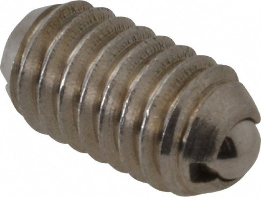 Vlier SSBL56N Threaded Ball Plunger 5/16-18, 0.156" Ball Dia, 0.578" Body Length, 0.04" Max Ball Reach