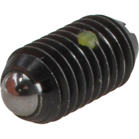 Vlier BM10AN Threaded Ball Plunger M10 x 1.5, 0.236" Ball Dia, 0.748" Body Length, 0.079" Max Ball Reach