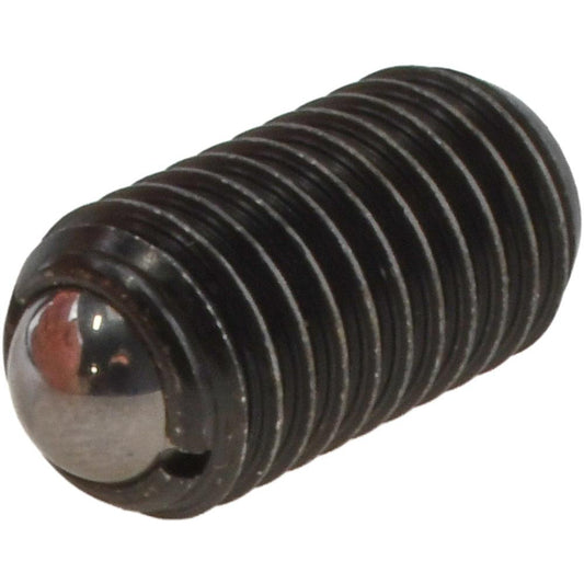 Vlier BM12A Threaded Ball Plunger M12 x 1.75, 0.315" Ball Dia, 0.866" Body Length, 0.098" Max Ball Reach